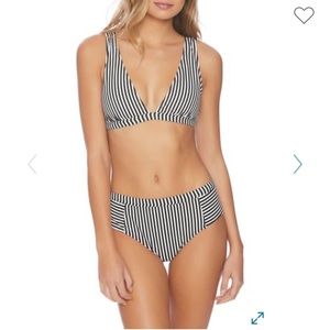 NWT Splendid Line in Sand High Waist Bikini Bottom